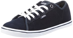 Vans Femme W Ferris Lo Pro (Suede) NVY/WHT Baskets Basses, Bleu Marine, 36.5 EU