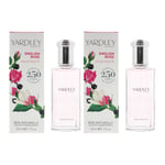 Yardley Womens English Rose Eau de Toilette 50ml x 2 - One Size