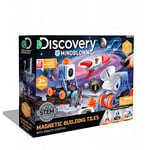 Discovery 1423005751-RC Magnetic Building Tiles-Kit de Construction magnétique intergalactique avec télécommande-pour Les Enfants de 6 Ans et Plus, 1423005751