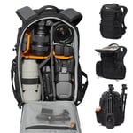 Lowepro ProTactic BP 350 AW III Camera Backpack, 4-point Access, Professional Camera Bag, DSLR/Drones/Mirrorless, Up to 14" Laptop, Rain Cover, for Photographer,Videographer, Volume 17L