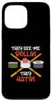 Coque pour iPhone 13 Pro Max They See Me Rollin They Hatin Rouleau à sushi japonais