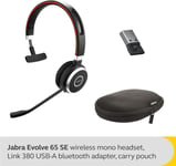 Jabra EVOLVE 65 SE MS Mono Wireless Headset - Noise-Cancelling Mic 