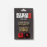 Red Dead Redemption II Pin Set, Set Of 4 Pins, New Pin Set, RDR Pins, Free P&P