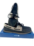 Sperry Top Sider A/O 2 Eye Two Tone Boat Shoes With Box - UK Size 9