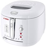 Judge Deep Fryer, Low Odour, Adjustable Thermostat (130°C - 190°C) with Non-Stick Interior, 1500W, 2.25L – 2 Year Guarantee