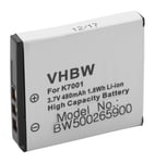 vhbw 1x Batterie compatible avec Kodak EasyShare M340, M341, M753, M1073, M320, M1063, M753 Zoom, M1073 IS appareil photo (650mAh, 3,6V, Li-ion)