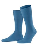 FALKE Men's Airport M SO Wool Cotton Plain 1 Pair Socks, Blue (Nautical 6531), 5.5-6.5