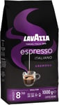 Lavazza Espresso Cremoso, 100% Arabica Medium Roast Coffee Beans, 1 kg Pack