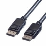 ROLINE 11.04.5629 câble DisplayPort 1,5 m Noir (ROLINE DP Cable. DP-DP. M/M. 1.5m)