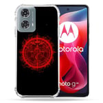 Cokitec Coque Renforcée pour Motorola G24 4G Manga Fullmetal Alchemist Logo