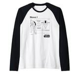 Star Wars Slave 1 Blueprint Raglan Baseball Tee