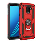 Samsung Galaxy A8 2018      Military Armour Case    Red