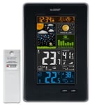 La Crosse Technology WS6835 Station Météo Colorée avec Phases de Lune - Noir