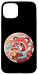 Coque pour iPhone 15 Plus Roter Kawaii Panda avec Bubble Tea