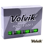 new 12 volvik power soft green golf balls