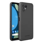 Coque Original Fairphone 4 Silicone Souple Recyclé Mate Bords surélevés gris