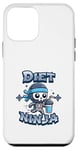 Coque pour iPhone 12 mini Cute Diet Ninja Shake Protéiné Squelette Ninja