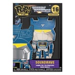 BROCHE FUNKO POP EN MÉTAL ÉMAILLÉ TRANSFORMERS SOUNDWAVE ÉDITION LIMITÉE