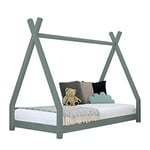 Benlemi Lit tipi Enfant NAKANA 120 x 200 Vert Sauge