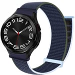 Nylon armbånd No-Gap Samsung Galaxy Watch 6 Classic (43mm) - Abyss