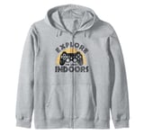 Explore The Great Indoors Game Controller Zip Hoodie