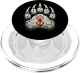 Berserker Ours Pattes d'ours Rune de Berserk Symbole Viking PopSockets PopGrip pour MagSafe