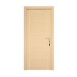 Bloc-porte pose fin de chantier  Premium Casoar, H.204 x l.83 cm, aspect chêne clair, réversible