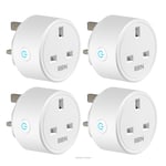 HBN Smart Plug WiFi Socket Work with Alexa Echo and Google Home, Smart Timer No