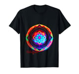 Graphic Novelty Sacred Geometry Circle Design T-Shirt