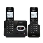 VTech CS2051 DECT Cordless Home Phone 2 Handsets Answer Machine Call Blocker