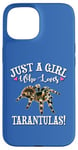 Coque pour iPhone 15 Girl Who Loves Tarantula Lover