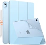 Coque Pour Ipad Air 6e Génération 11 Pouces(M2) 2024, Ipad Air 5e/4e Gén 10,9"" 2022/2020, Coque Arrière Translucide Givrée Tpu Pour Ipad Air 6/5/4 Gén, Étui Pour Ipad Air, Bleu Ciel