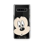 ERT GROUP Coque de téléphone Portable pour Samsung S10 Original et sous Licence Officielle Disney Motif Mickey 019 Parfaitement adapté à la Forme du téléphone Portable, partiel imprimé