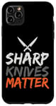 Coque pour iPhone 11 Pro Max Dire drôle Sharp Knifes Matter Cooking Blague Chef Femme Homme