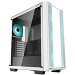 DEEPCOOL CC560 Boîtier PC Moyen Tour RCC560WHGAA4G1 Blanc