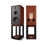 Wharfedale LINTON Heritage Speakers - Including Stands - MAHOGANY