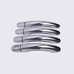 / Fit For - Seat/Leon MK1 1M 1999-2004 Chrome Carbon Fiber Car Door Handle Covers Car Accessories Styling Stickers (Color : Model 3)