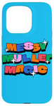 Coque pour iPhone 15 Pro Messy Mullet Magic pour la génération Z moderne et la génération Y