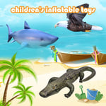 Model Children Outdoor Fun Simulation Eagle Shark Crocodile Inflatable Toy