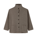 Sibin Linnebjerg Spring Cardigan Brun