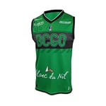 BCGO - Basket Club Gries Oberhoffen Gries-Oberhoffen Maillot Officiel Domicile 2019-2020 Basketball Mixte Adulte, Vert, FR : 3XL (Taille Fabricant : 3XL)