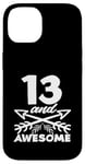 Coque pour iPhone 14 13e anniversaire 13 et célébration géniale