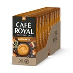 Café Royal Caramel Flavoured 100 Capsules for Nespresso Coffee Machine - 4/10 Intensity - UTZ certified Aluminum Coffee Capsules