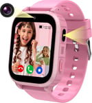 4g Montre Connectée Enfant Gps, Montre Gps Enfant Tracker Avec Appel Vidéo Sos Réveil Appareil Caméra Ip68 Mode Scolaire Jeux Chat, Montre Intelligente Enfant Cadeau Pour Filles Et Garçons.[G514]