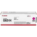 "canon alkuperäinen väriaine 069 h m, magenta, 5500p, suuri kapasiteetti, 5096c002, canon mf752cdw, 754cdw, lbp673cdw, o