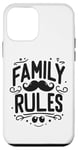 iPhone 12 mini Family Rules: Love, Laughter, and Togetherness Case