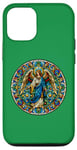 iPhone 12/12 Pro Stained Glass Saint Archangel Raphael Case