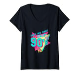 Womens Takes Me Back To 90's Made In The 90s 1990s Generation 90s V-Neck T-Shirt