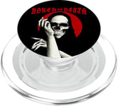 Bored to Death Dark Humor Occult Goth Biker Grim Reaper Evil PopSockets PopGrip for MagSafe