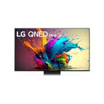 Téléviseur LG 75QNED91T avec écran 190 cm (75') 4K UHD, technologie QNED Mini LED, WebOS 24, Dolby Vision IQ et Atmos, 4 HDMI et 2 U